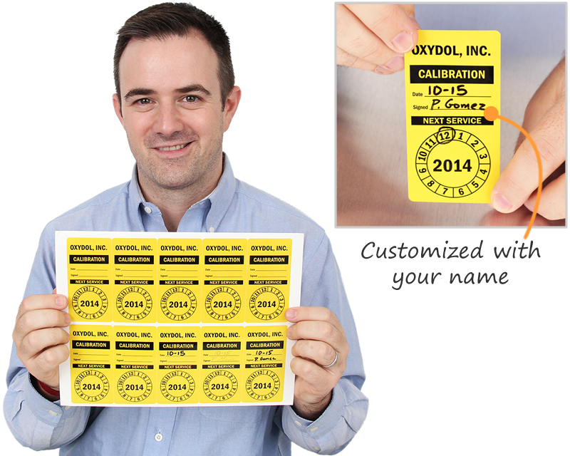 Inspection Labels – Buy Durable Aluminum Inventory Inspection Tag