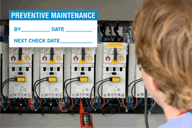 Aluminum & Self-Laminating Preventive Maintenance Labels