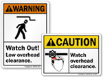 ANSI Clearance Signs