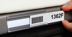 Barcode Label Holders   Plastic