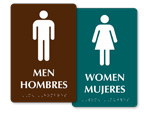 Bilingual Braille Signs