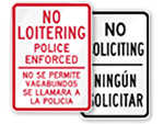 Bilingual Safety Signs