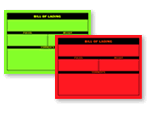 Bill of Lading Labels