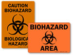 Biohazard HazMat Stickers