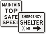 Emergency Management Signs