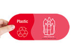 Colored Recycle Stickers