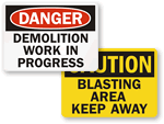 Construction Area Signs