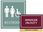 Contour HT Office Door Signs