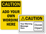 Custom Caution Labels
