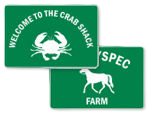 Custom Entrance Signs