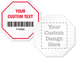 1 Inch to 2 Inch Stop Label