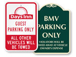 Customized Tow Away Signs
