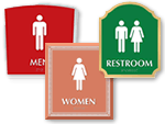 Decorative Bathroom Signs