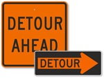 Detour Signs
