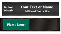 Do Not Disturb Signs