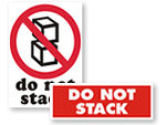 Do Not Stack Labels & Stencils