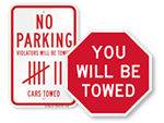 Funny Tow Away Signs