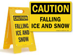 Ice and Snow Warning Signs