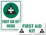 First Aid Kit Signs