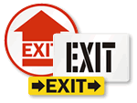 Floor Exit Signs