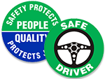 Reflective Safety Hard Hat Labels