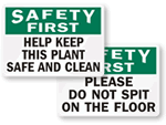 Housekeeping Signs