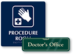 Medical Office Door Signs