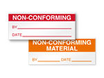 Non-Conforming Inspection Labels