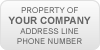 Rectangular barcode Label