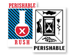Perishable Shipping Labels