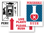Perishable Shipping Labels