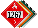 Preprinted Hazmat Placards