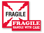 Fragile Shipping Labels