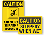 Slippery When Wet Signs