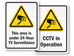 Economy Surveillance Signs