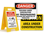 Under Construction Signs