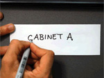 Write / Wipe Off Magnetic Labels