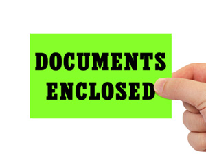 Document Enclosed Sign
