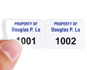 0.75 Inch x 1 Inch Custom Labels