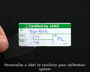 Custom calibration labels