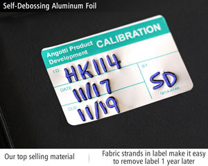 Self-Debossing Aluminum Foil