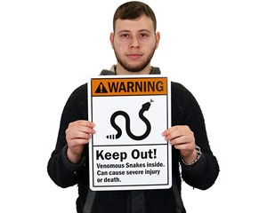 Custom Warning Sign