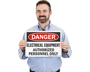 Electrical Equipment Sign