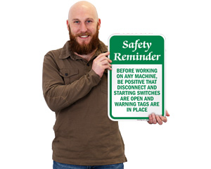 Electrical Switch Sign