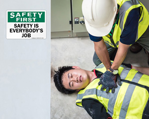 Safety Is No Accident Sign