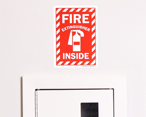 Fire Extinguisher Label