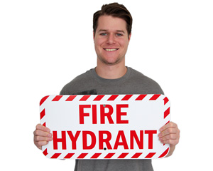 Fire Hydrant Sign