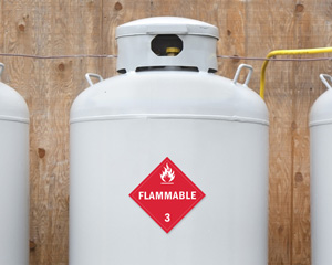 Class 3 Flammable Placard