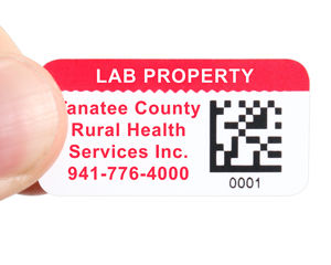 Lab property labels