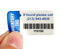 Laptop computer asset tag